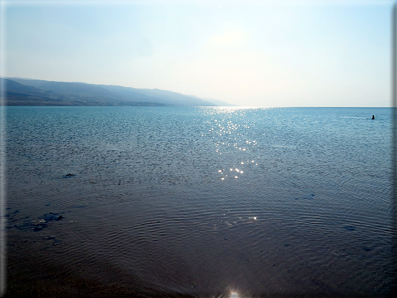 foto Tramonto sul Mar Morto